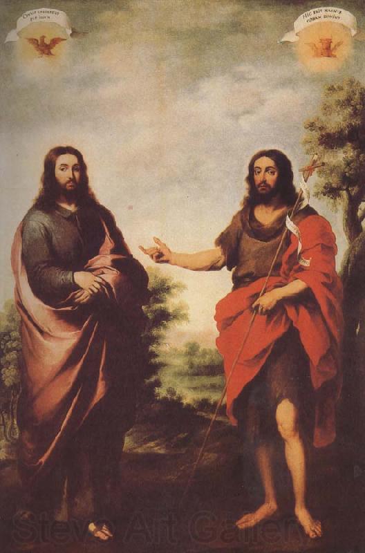 Bartolome Esteban Murillo John the Baptist to identify the Messiah Spain oil painting art